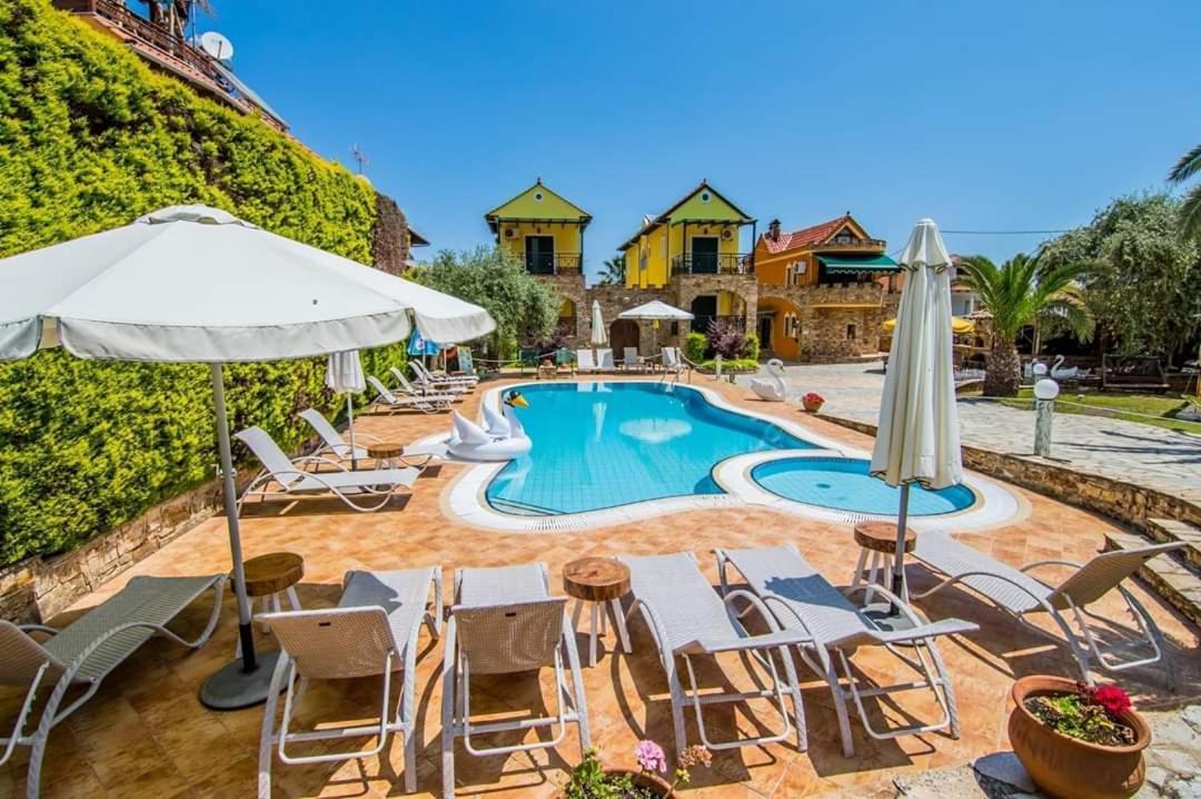 Kastro Stone House Villa Skala Potamia  Buitenkant foto