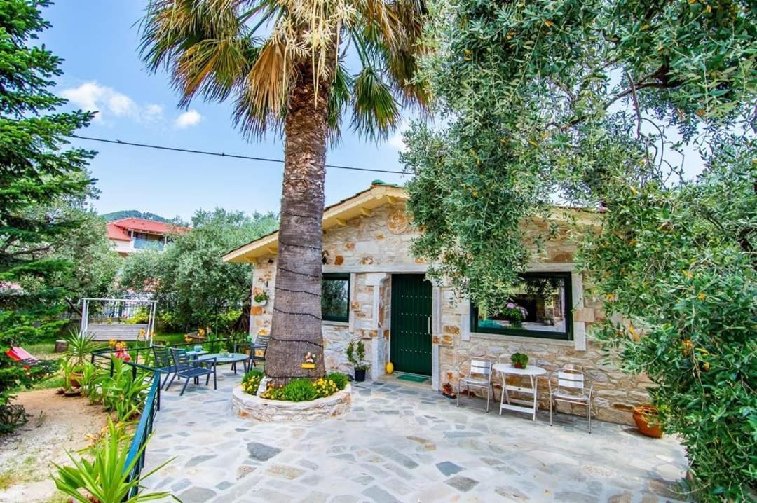 Kastro Stone House Villa Skala Potamia  Buitenkant foto