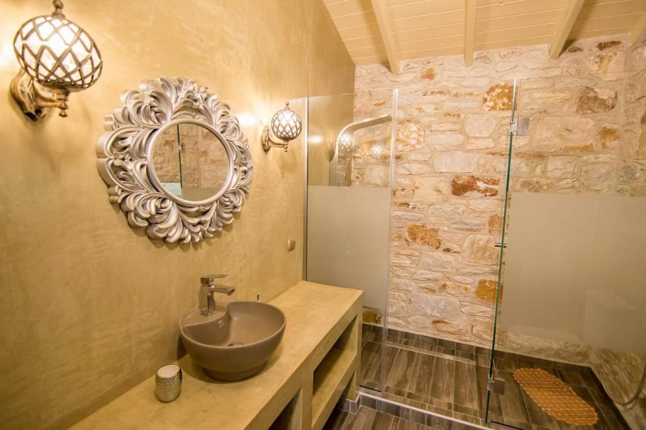 Kastro Stone House Villa Skala Potamia  Buitenkant foto