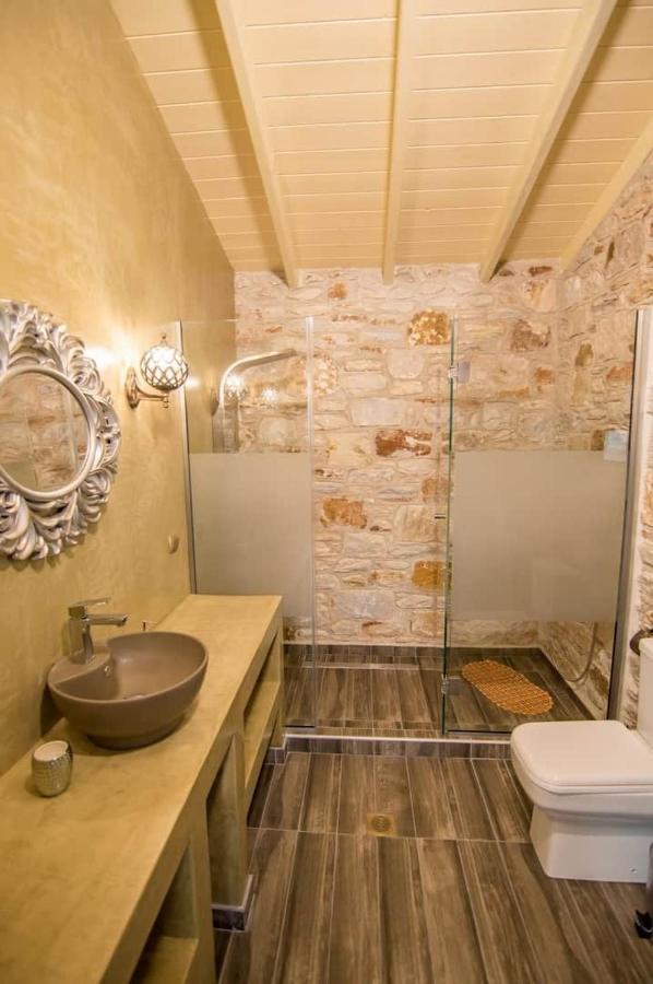 Kastro Stone House Villa Skala Potamia  Buitenkant foto