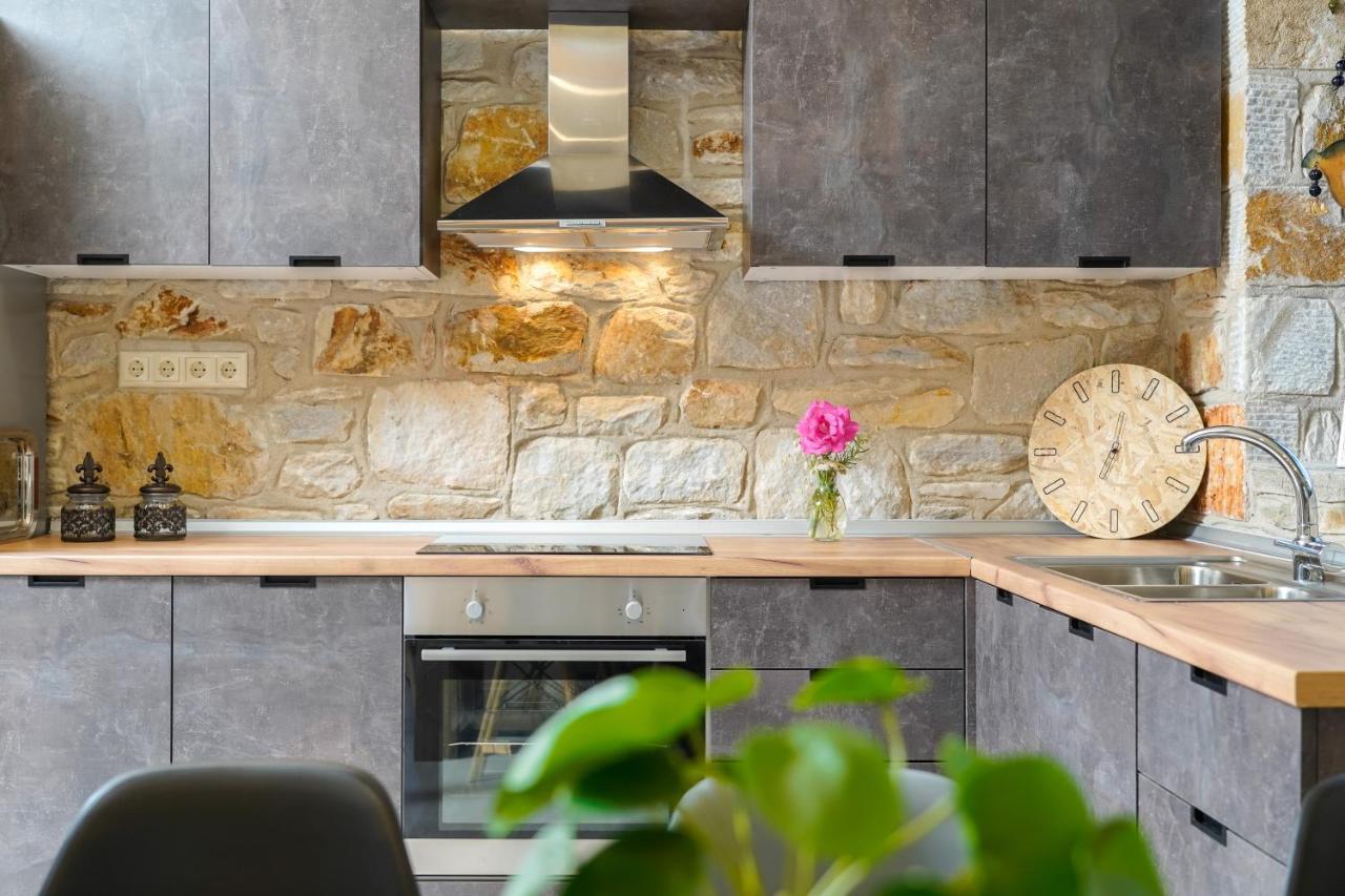 Kastro Stone House Villa Skala Potamia  Buitenkant foto