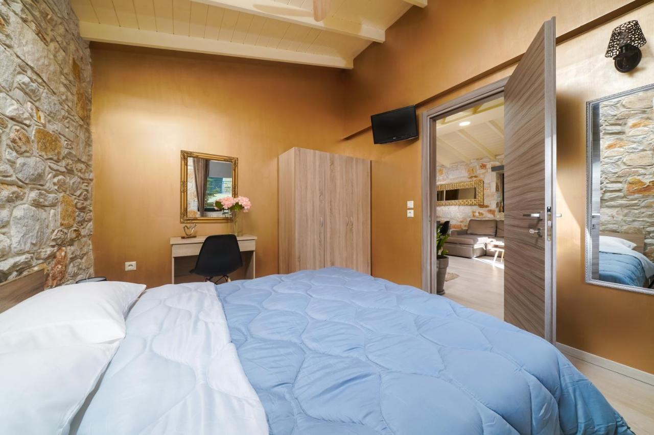 Kastro Stone House Villa Skala Potamia  Buitenkant foto